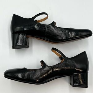 Madewell Patent Leather “Nettie” Double Strap Mary Janes, 7.5